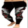 Sister Amy Women's Digital Skulls Printted Ankle Elastic Tights Leggings Skulls Medium view 1