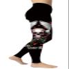 Sister Amy Women's Digital Skulls Printted Ankle Elastic Tights Leggings Skulls Medium view 2