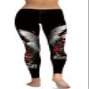 Sister Amy Women's Digital Skulls Printted Ankle Elastic Tights Leggings Skulls Medium view 3