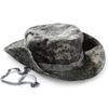 Hat Men's Sun Cap Outdoor Fisherman Hat Climing Fishing Cap Round Birm Hat Anti-UV Outdoor Cap with Rop Adjustable (Color : Color#4) view 1