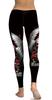 Sister Amy Women's Digital Skulls Printted Ankle Elastic Tights Leggings Skulls XX-Large view 3