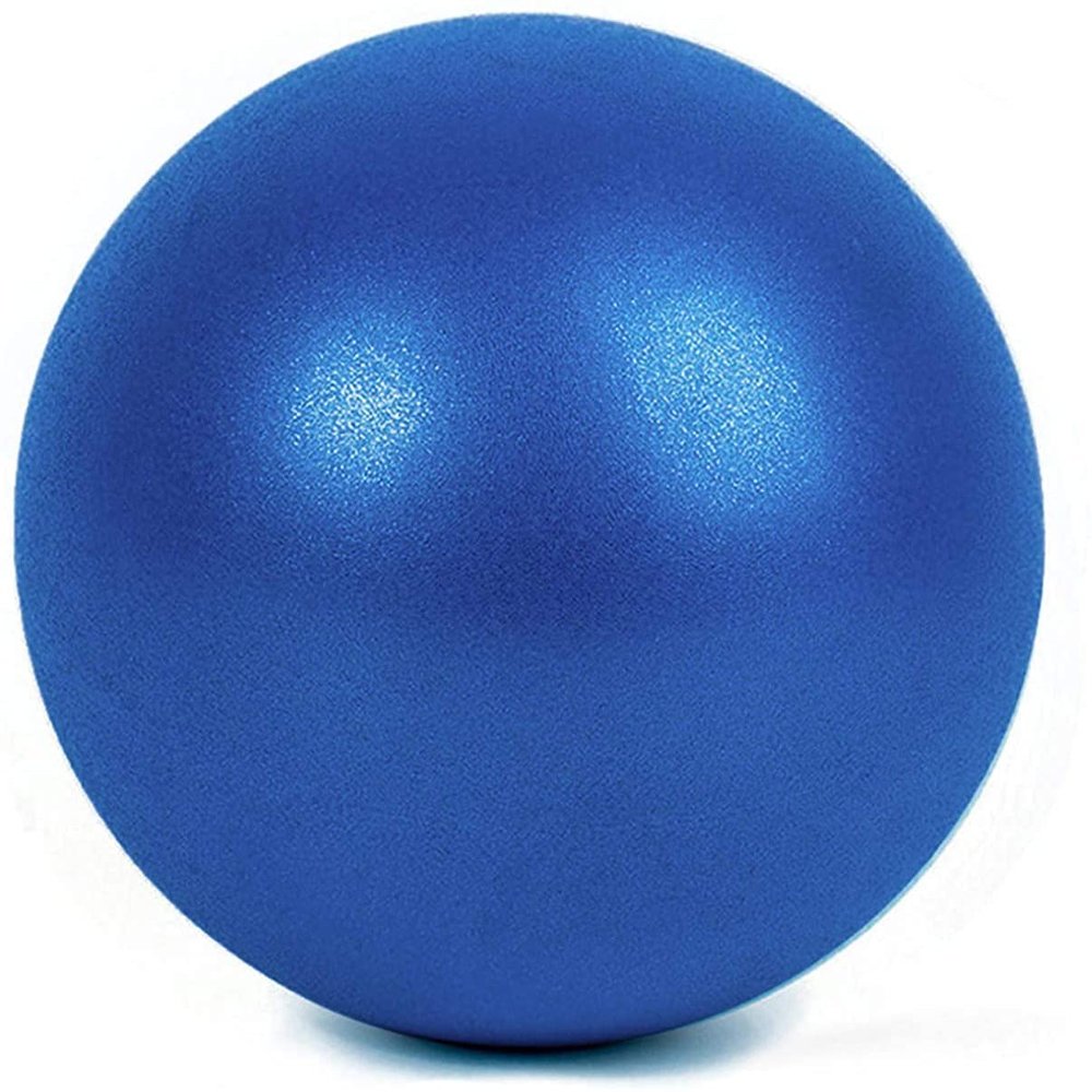 XIECCX 6-Inch Mini Yoga Ball for Pilates - Core Training and Balance Exercises for Barre Squishy Training and Physical Therapy(Blue)