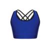 YONGHS Kids Girls Sport Bras Criss Cross Back Crop Tops Activewear for Gymnastics/Dance/Yoga/Workout Royal Blue 16 Years view 1