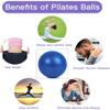 XIECCX 6-Inch Mini Yoga Ball for Pilates - Core Training and Balance Exercises for Barre Squishy Training and Physical Therapy(Pink) view 2