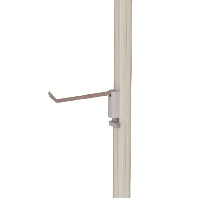 MINOURA HC-150S Hook Set for Posts, 5.9 inches (150 mm) for Hobby Tower, No Balls, Shim Type, Silver
