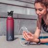 Arslo Stainless Steel Water Bottle with Straw - Insulated Water Bottle for Sports, Gym, School, Commute, Adults/Kids - Keep Cold for up to 24 Hours - Sweat/Leak-proof - 2 Lids - BPA Free view 2
