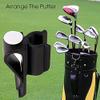 Alovexiong 2 Pack Golf Putter Clip Golf Bag Clip on Putter Clamp Holder Golf Putter Clip Organizer Ball Marker for Golf Accessories view 3