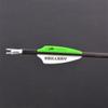 ZSHJGJR 31 Inch Carbon Arrows Archery Hunting Arrows Spine 600 with 80 Grain Arrow Point Hunting and Practice Arrows for Compound Bow Recurve Bow 6/12pcs (12pcs + Arrow Quiver) view 4