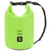 vidaXL Dry Bag, Waterproof Backpack Boating Dry Sack, Waterproof Bag for Water Sports, Dry Bag with Zipper Waterproof Duffel Bag, Green PVC view 1