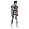 Moily Women Camo Print Hoodie Sweatsuits Mesh Sweatshirt Skinny Pants Set Jogger 2 Piece Tracksuit Gray Large view 3