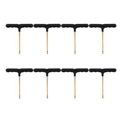 Abaodam 8pcs Trampoline Spring Pull Tool T- Hook Hand Tool for Trampoline Install Outdoor Supplies