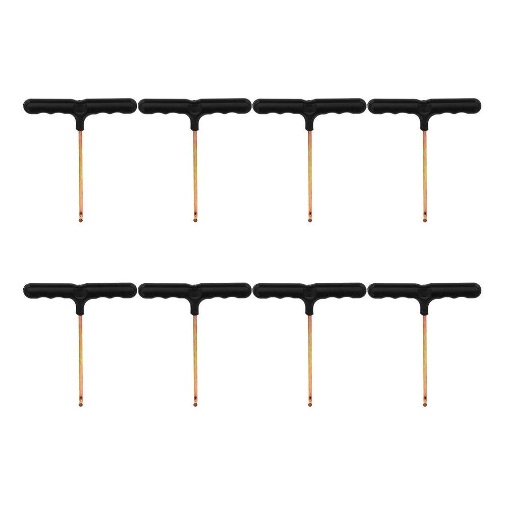 Abaodam 8pcs Trampoline Spring Pull Tool T- Hook Hand Tool for Trampoline Install Outdoor Supplies