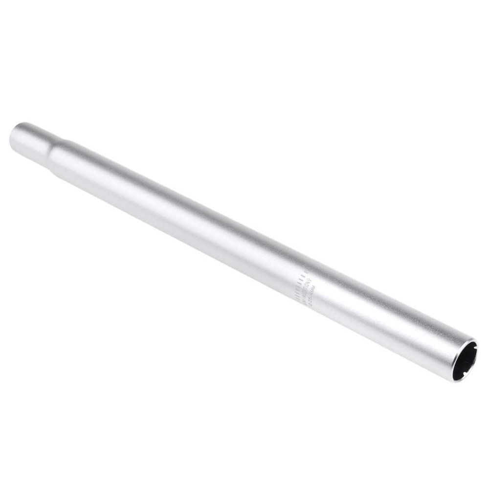 Bicycle Accessories Bike Alloy Seatpost Seat Post Mountain Road 25.4mmx30/35cm Bike Parts (Color : Silver 40cm)