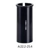 Bicycle Accessories Aluminum Alloy Bicycle Seatpost Sleeve Convert Seat Post Tube Conversion Adapter 22.2/25.4/27.2/28.6/31.6mm Bike Parts (Color : A) view 2