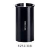 Bicycle Accessories Aluminum Alloy Bicycle Seatpost Sleeve Convert Seat Post Tube Conversion Adapter 22.2/25.4/27.2/28.6/31.6mm Bike Parts (Color : F) view 2