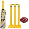 CW Ruler Wooden Cricket Bat Kashmir Willow Bat Youth Junior Size 5 for Cork Ball with Wickets 3PCE & 2 Bails Net Practice Full Kit Size 5 for Boys 10-11 Years Old view 1