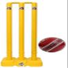CW Ruler Wooden Cricket Bat Kashmir Willow Bat Youth Junior Size 5 for Cork Ball with Wickets 3PCE & 2 Bails Net Practice Full Kit Size 5 for Boys 10-11 Years Old view 2