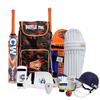 CW Bouncer Cricket Set Right Hand Senior Cricket Set Full Size Cricket Set Adults Junior Club Complete Cricket Set Youth Lightweight Protective Equipment Set Training & Practice Kit Game Set Size 3 view 1