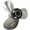 CAPTAIN Propeller 10 1/4x15 Fit Suzuki Outboard Engine 20HP 25C DT20 DT30 DF25 DF30 DF25A 10 Tooth Spline 99105-00600-15P Stainless Steel view 2