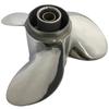 CAPTAIN Propeller 10 1/4x15 Fit Suzuki Outboard Engine 20HP 25C DT20 DT30 DF25 DF30 DF25A 10 Tooth Spline 99105-00600-15P Stainless Steel view 3
