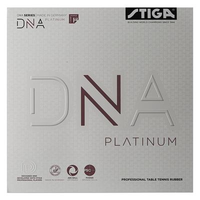 STIGA Table Tennis Rubber DNA Platinum XH, 2.3 with Superior Grip and Optimal Spin, Red