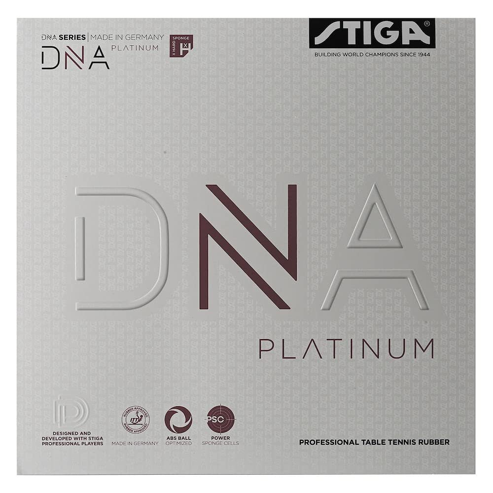 STIGA Table Tennis Rubber DNA Platinum XH, 2.3 with Superior Grip and Optimal Spin, Red