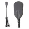 Riding Crop Real English 17 in, Premium Quality Horse Crop, English Equipment for Equestrian Sport, Black view 1