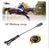 Riding Crop Real English 17 in, Premium Quality Horse Crop, English Equipment for Equestrian Sport, Black view 2
