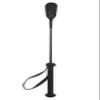 Riding Crop Real English 17 in, Premium Quality Horse Crop, English Equipment for Equestrian Sport, Black view 4
