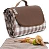 FashionLive Beach Blanket Extra Large Picnic Blanket Sand Free Waterproof Outdoor Indoor Blanket Lightweight Easy Fold Handy Mat Portable Beach Mat for Camping Hiking Travel Park Grass view 1