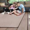 FashionLive Beach Blanket Extra Large Picnic Blanket Sand Free Waterproof Outdoor Indoor Blanket Lightweight Easy Fold Handy Mat Portable Beach Mat for Camping Hiking Travel Park Grass view 2