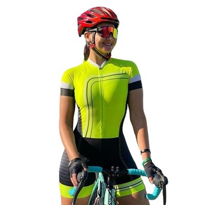 CYTSH Women's Cycling Jersey Triathlon Cycling Tights Feminino Jumpsuit Ladies Jumpsuit Sweatshirt Set (Color : 6, Size : XXS)