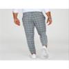 NineFit Basics Mens Traditional Plaid Chino Pants Slim Fit Casual Striped Slacks Loose Comfort Scottish Grid Trousers Blue,Small view 2