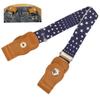 Froiny Children Cinch Belt Pattern Waist Chain Thin Waist Strap with Elastic Band Clothes Accessories 54x2.5cm view 1