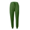 Maryia Women's Casual Comfy Pajama Pants Cotton Linen Drawstring Elastic Waist Regular Fit Palazzo Straight Trouser Green view 3