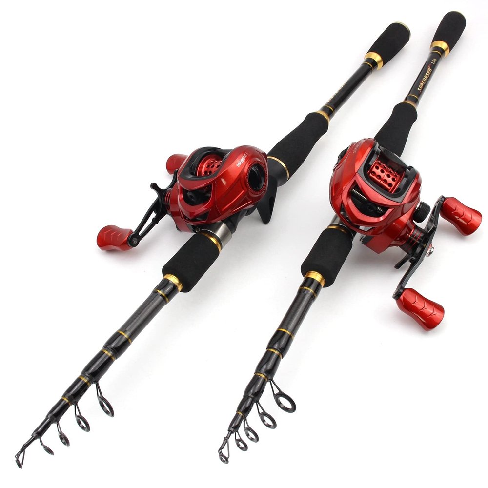 Luya Fishing Rod Reel Combination, Casting Rod and Casting Reel Set, Rod and Roll Combo Casting Combination, Trout Rod, Long-Range Bait Throwing Rod 1.8m2.1m2.4m2.7m ZYHYD