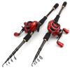 Luya Fishing Rod Reel Combination, Casting Rod and Casting Reel Set, Rod and Roll Combo Casting Combination, Trout Rod, Long-Range Bait Throwing Rod 1.8m2.1m2.4m2.7m ZYHYD view 1