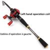 New 1.8m2.4m2.7m Beginner Fishing Rod Reel Combination, Casting Rod and Casting Reel Set, Carbon Quick Bait Rod, Trout Rod, Long-Range Bait Casting Rod ZYHYD (Color : Left Hand Coil, Size : 2.1M) view 3