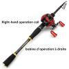 New 1.8m2.4m2.7m Beginner Fishing Rod Reel Combination, Casting Rod and Casting Reel Set, Carbon Quick Bait Rod, Trout Rod, Long-Range Bait Casting Rod ZYHYD (Color : Right Hand Coil, Size : 2.1M) view 3