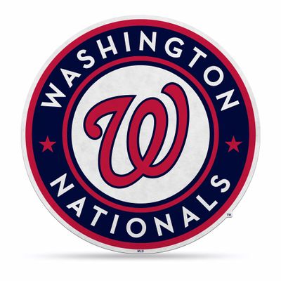 Rico Industries SSP5701: Nationals Shape Cut Primary Logo Pennant with Header Card