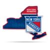 Rico Industries NHL New York Rangers State Shape Shape Cut Pennant - Home and Living Room Dcor - Soft Felt EZ to Hang view 1