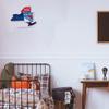 Rico Industries NHL New York Rangers State Shape Shape Cut Pennant - Home and Living Room Dcor - Soft Felt EZ to Hang view 4