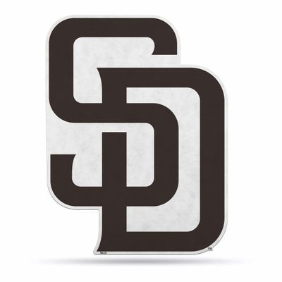 Rico Industries SSP6201: Padres Shape Cut Primary Logo Pennant with Header Card