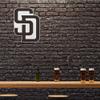 Rico Industries SSP6201: Padres Shape Cut Primary Logo Pennant with Header Card view 2