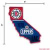 Rico Clippers 18" State Shape Pennant SSP75001S Clippers 18" State Shape Pennant view 4