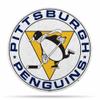 Rico Industries NHL Pittsburgh Penguins Retro Shape Cut Pennant - Home and Living Room Dcor - Soft Felt EZ to Hang view 1