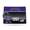 Rico Industries MLB Colorado Rockies 18" State Shape Pennant -Soft Felt Material view 1