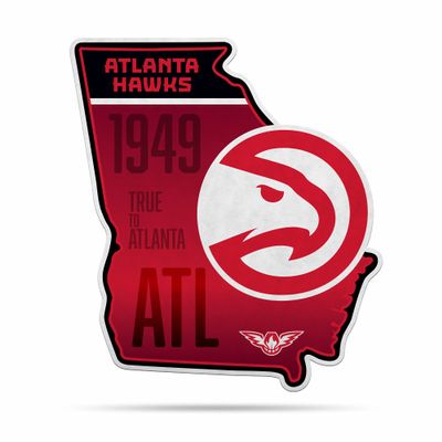 Rico Hawks - ATL 18" State Shape Pennant SSP76001S Hawks - ATL 18" State Shape Pennant
