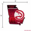 Rico Hawks - ATL 18" State Shape Pennant SSP76001S Hawks - ATL 18" State Shape Pennant view 4