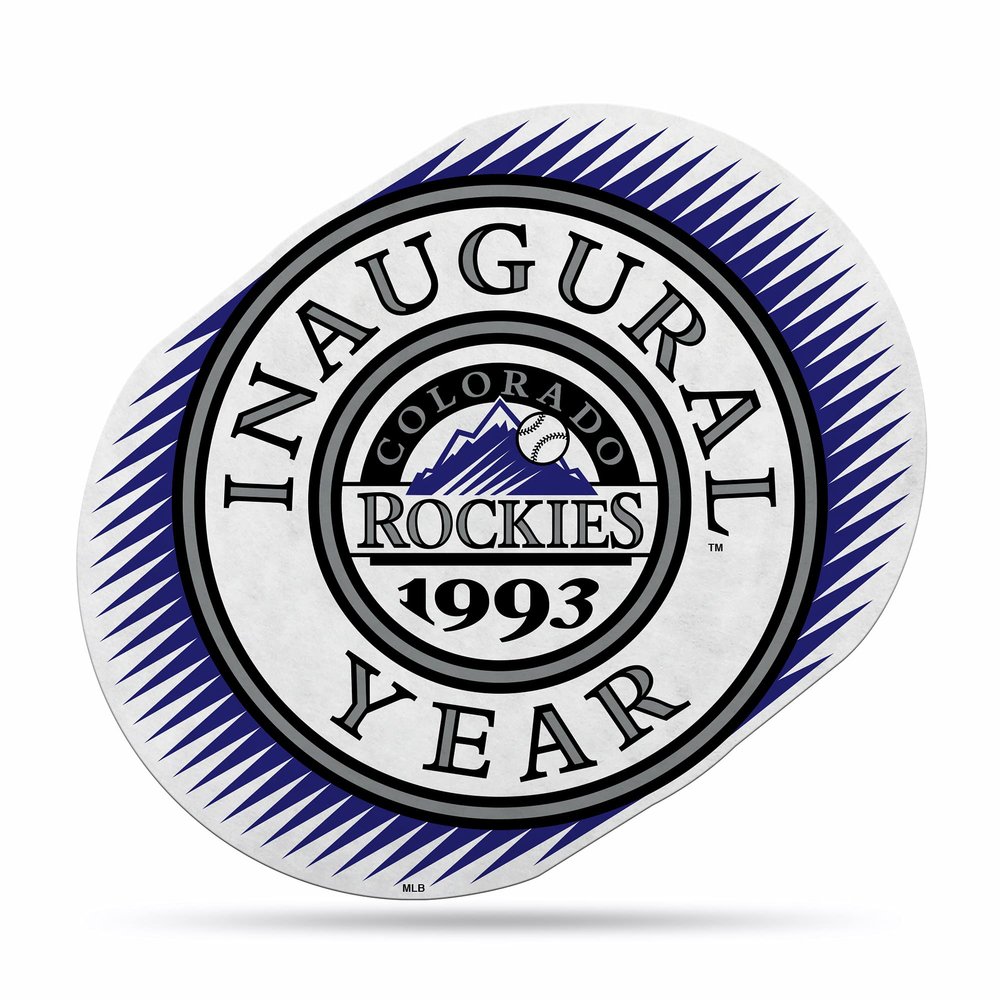 Rico Industries SSP6401R: Rockies Shape Cut Retro Pennant with Header Card